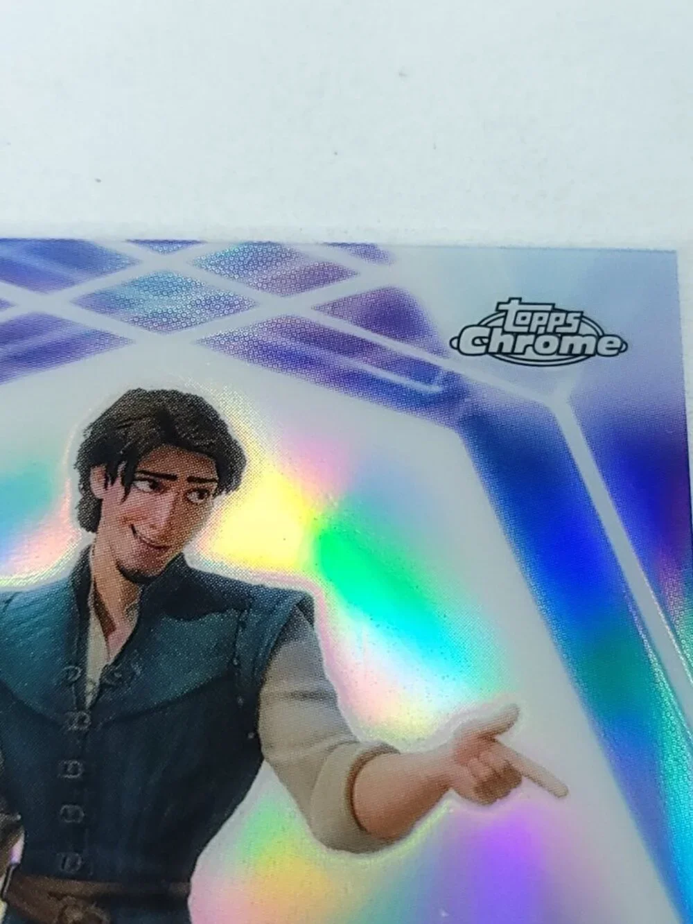 Flynn Rider Topps 2026 Disney Neon Holo Chrome Refractor Limited 110/199 CNE